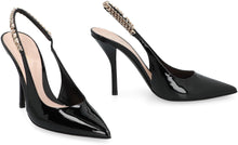 Load image into Gallery viewer, Signoria patent leather slingback pumps
