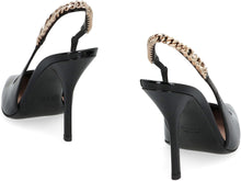 Load image into Gallery viewer, Signoria patent leather slingback pumps
