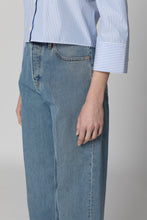 Load image into Gallery viewer, 5-pocket straight-leg jeans
