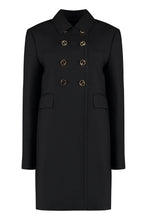 Load image into Gallery viewer, Double-breasted wool coat
