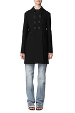 Load image into Gallery viewer, Double-breasted wool coat

