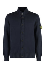 Load image into Gallery viewer, Logo detail cotton cardigan
