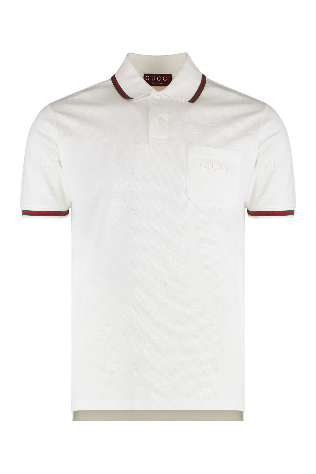 Short sleeve cotton polo shirt