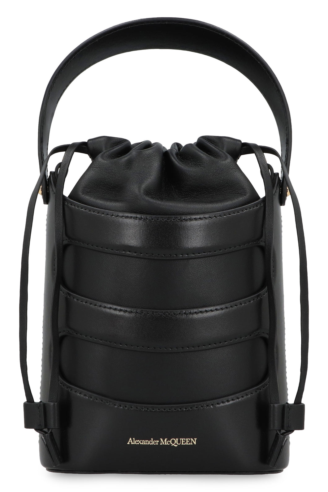 The Rise Mini leather bucket bag