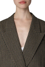 Load image into Gallery viewer, Vichy Double-breasted wool jacket
