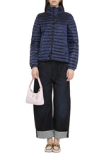 Load image into Gallery viewer, Zip and snap button fastening down jacket
