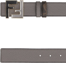 Load image into Gallery viewer, Calf leather belt with buckle
