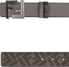 Load image into Gallery viewer, Calf leather belt with buckle
