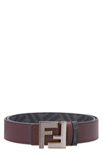 Load image into Gallery viewer, Calf leather belt with buckle
