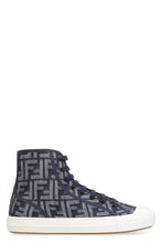 Load image into Gallery viewer, Domino High-top fabric sneakers
