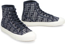 Load image into Gallery viewer, Domino High-top fabric sneakers
