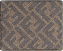 Load image into Gallery viewer, All-over logo print flap-over wallet
