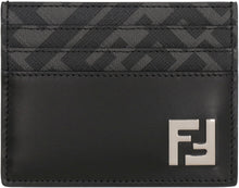 Load image into Gallery viewer, FF Squared leather card holder
