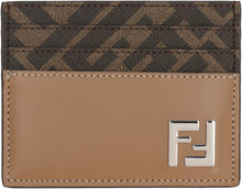 Load image into Gallery viewer, FF Squared leather card holder
