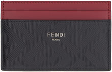 Load image into Gallery viewer, FF motif leather card holder
