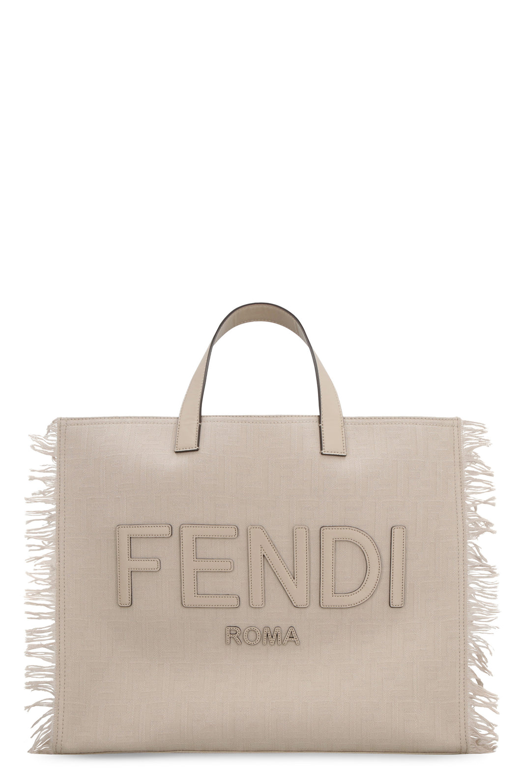 Jacquard fabric tote