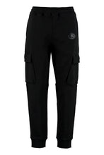 Load image into Gallery viewer, Cotton jersey cargo-trousers
