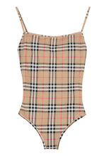 Load image into Gallery viewer, Vintage check motif one-piece swimsuit
