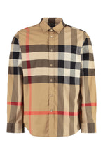 Load image into Gallery viewer, Check print cotton shirt
