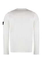 Load image into Gallery viewer, Cotton-nylon blend crew-neck sweater
