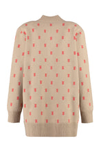 Load image into Gallery viewer, Logo motif oversized cardigan
