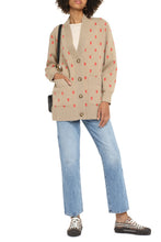 Load image into Gallery viewer, Logo motif oversized cardigan
