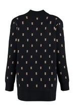 Load image into Gallery viewer, Logo motif oversized cardigan
