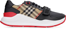 Load image into Gallery viewer, Vintage-check print detail sneakers
