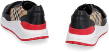 Load image into Gallery viewer, Vintage-check print detail sneakers
