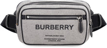 Load image into Gallery viewer, Canvas and leather belt bag
