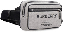 Load image into Gallery viewer, Canvas and leather belt bag
