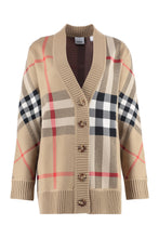 Load image into Gallery viewer, Check motif cardigan
