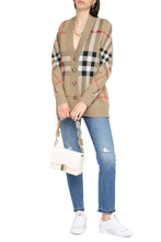 Load image into Gallery viewer, Check motif cardigan
