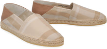 Load image into Gallery viewer, Checked canvas espadrilles
