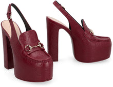 Load image into Gallery viewer, Leather slingback pumps
