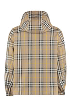 Load image into Gallery viewer, Reversible hooded nylon windbreaker jacket

