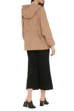 Load image into Gallery viewer, Hooded techno fabric raincoat
