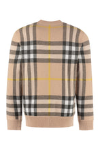 Load image into Gallery viewer, Checked cashmere sweater
