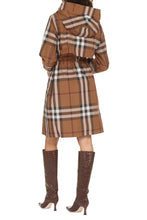 Load image into Gallery viewer, Checked raincoat
