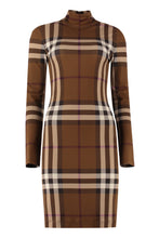 Load image into Gallery viewer, Checked jersey mini dress
