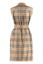 Load image into Gallery viewer, Checked cotton shirtdress
