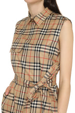 Load image into Gallery viewer, Checked cotton shirtdress
