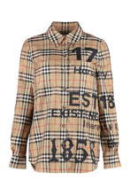 Load image into Gallery viewer, Check print cotton shirt
