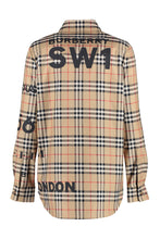 Load image into Gallery viewer, Check print cotton shirt
