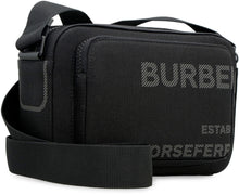 Load image into Gallery viewer, Horseferry print nylon messenger bag
