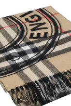Load image into Gallery viewer, Checked cashmere scarf

