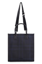 Load image into Gallery viewer, Exaggerated check motif tote bag
