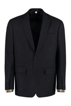 Load image into Gallery viewer, Single-breasted virgin wool jacket
