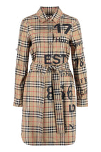 Load image into Gallery viewer, Vintage check cotton shirtdress
