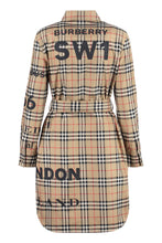 Load image into Gallery viewer, Vintage check cotton shirtdress
